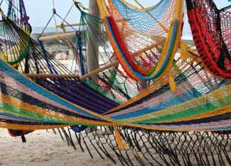 colorful hammocks